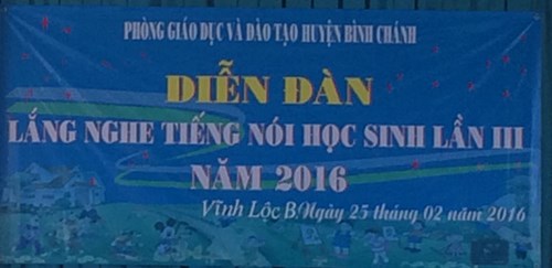 Diễn đàn lắng nghe tiếng nói học sinh